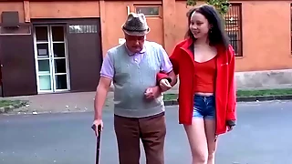 Horny grandpa first teen sex